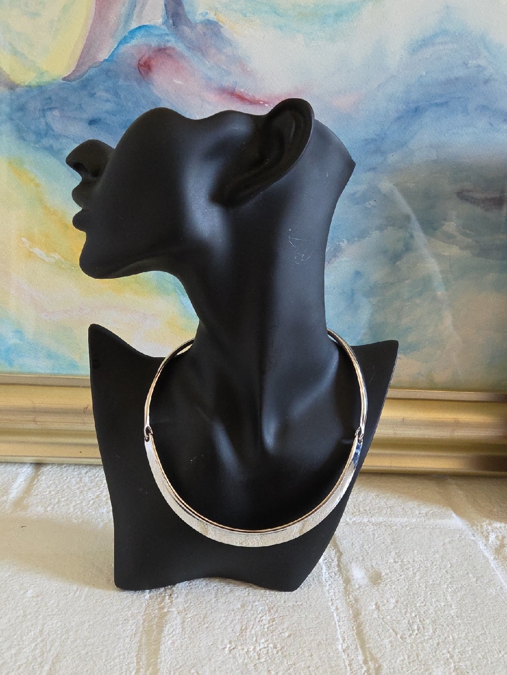 Classic Silver-Tone Women’s Collar Necklace - Unbranded
